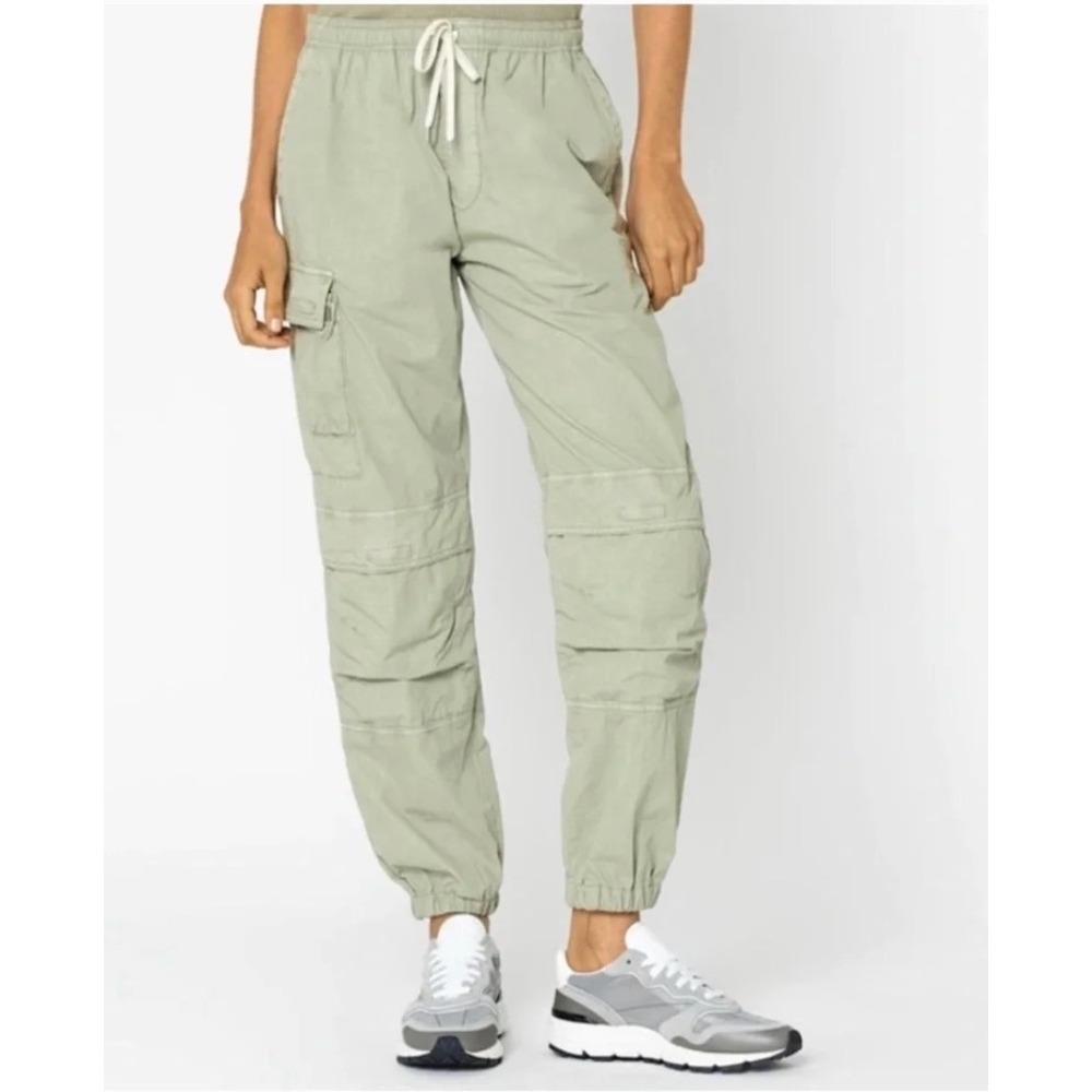 NEW John Elliott Womens Cotton Himalayan Pants Vintage Army Green Cargo Jogger M